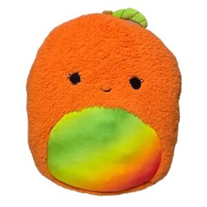 Louie The Mango Squishmallows Official Kellytoy Plush Fuzz A Mallow 12" EUC